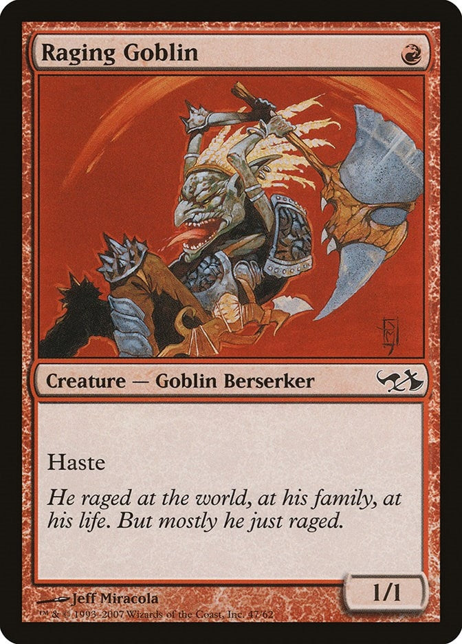 Raging Goblin (47) [EVG] - MTG Single