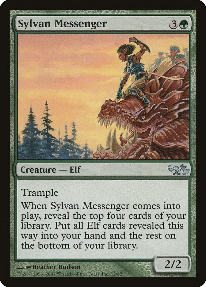 Sylvan Messenger (12) [EVG] - MTG Single