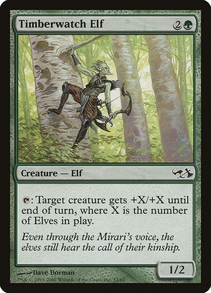 Timberwatch Elf (13) [EVG] - MTG Single