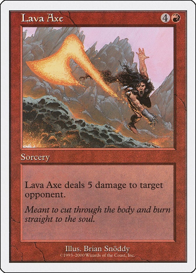 Lava Axe [S00] - MTG Single