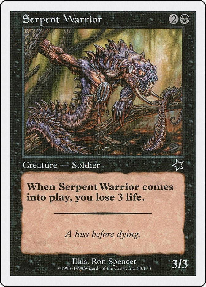 Serpent Warrior (88) [S99] - MTG Single