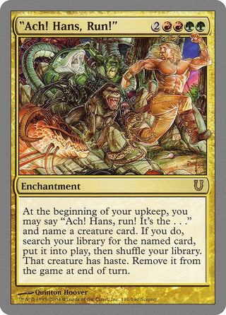 ’Ach! Hans Run!’ (116) [UNH] - MTG Single