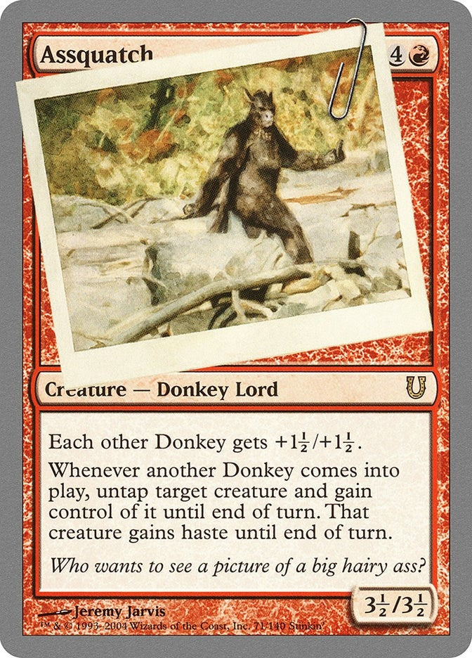 Assquatch (71) [UNH] - MTG Single