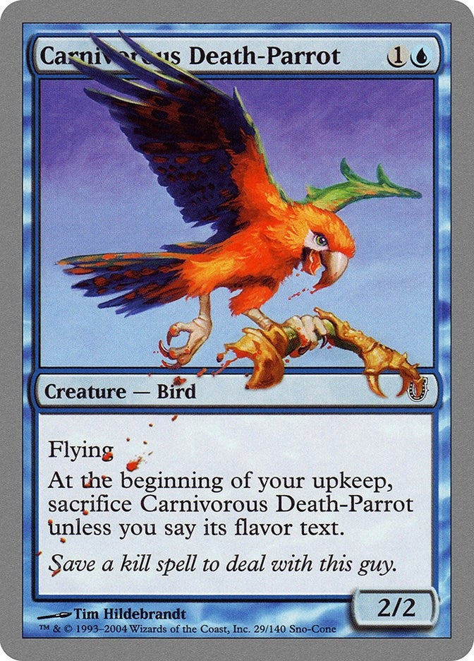 Carnivorous Death-Parrot (29) [UNH] - MTG Single