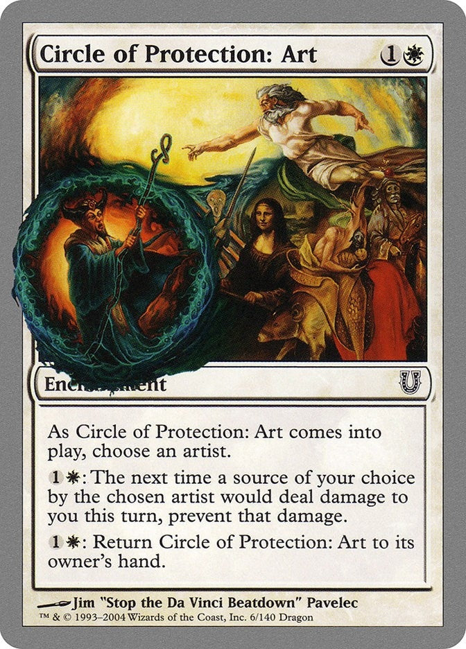 Circle of Protection: Art (6) [UNH] - MTG Single