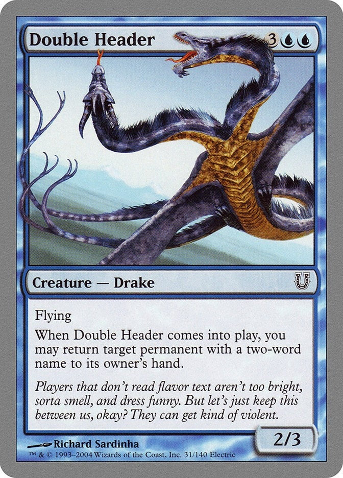 Double Header (31) [UNH] - MTG Single