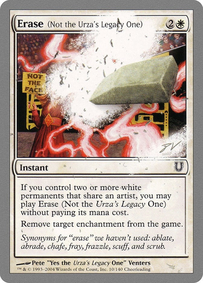 Erase (Not the Urza’s Legacy One) (10) [UNH] - MTG Single