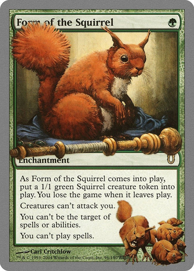 Form of the Squirrel (96) [UNH] - MTG Single