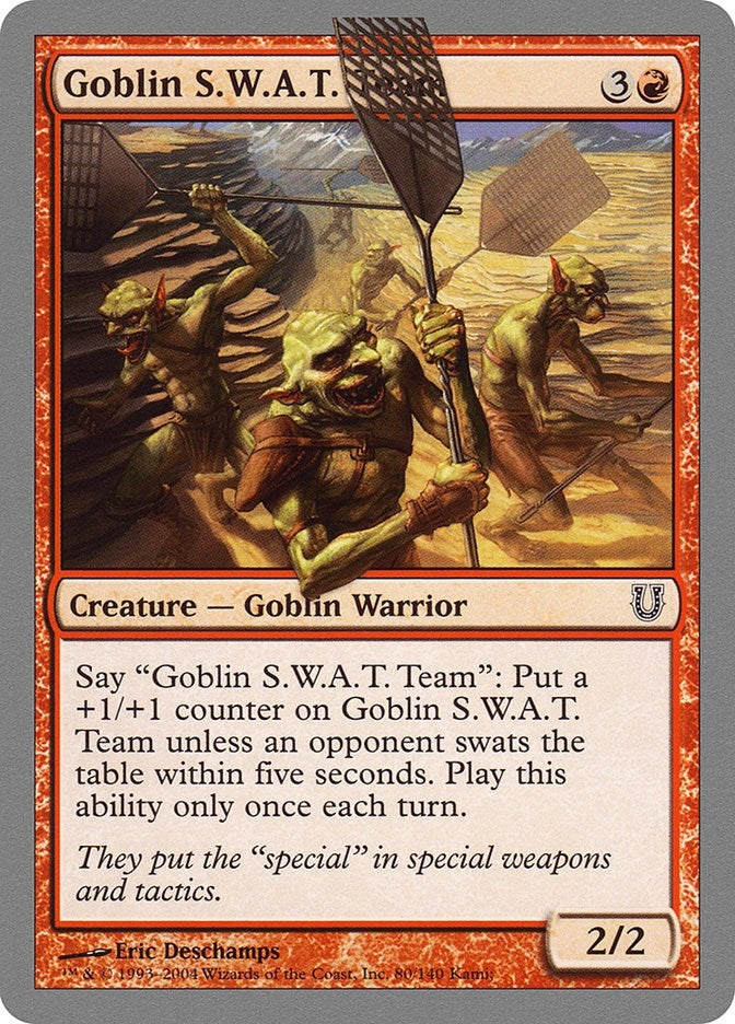 Goblin S.W.A.T. Team (80) [UNH] - MTG Single