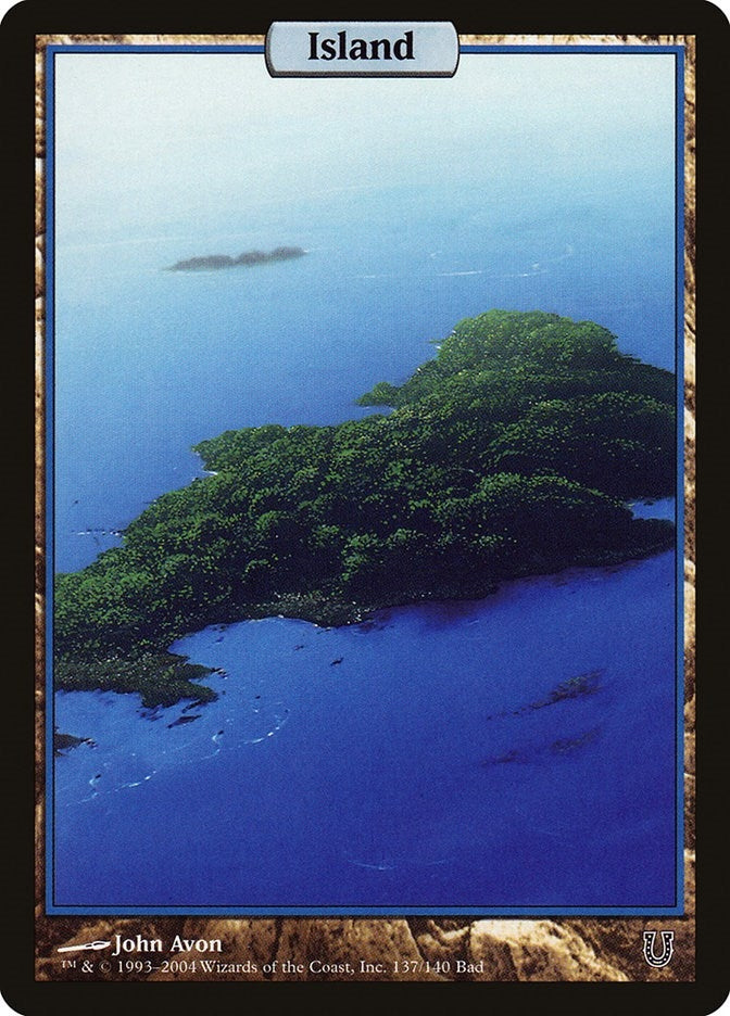 Island - Full Art (137) [UNH] - MTG Single