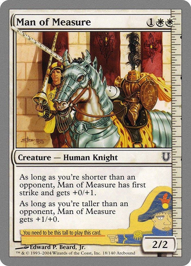 Man of Measure (18) [UNH] - MTG Single