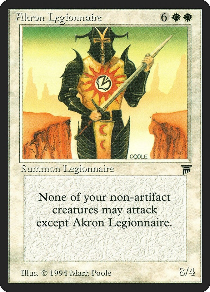 Akron Legionnaire [LEG] - MTG Single