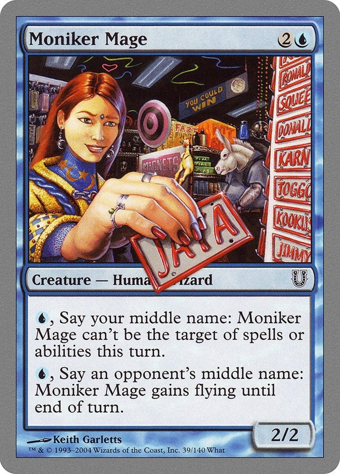 Moniker Mage (39) [UNH] - MTG Single