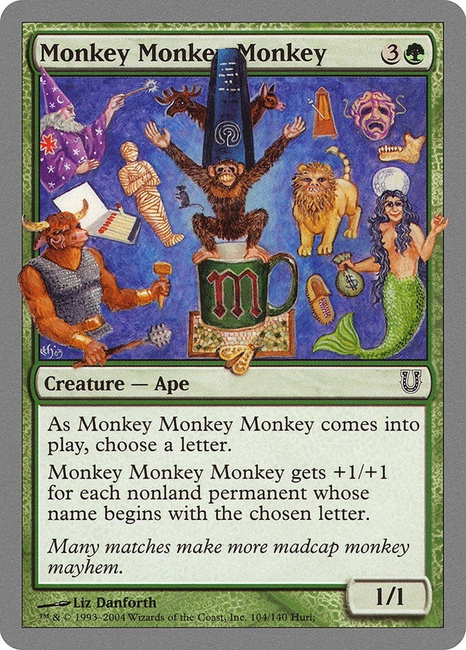 Monkey Monkey Monkey (104) [UNH] - MTG Single