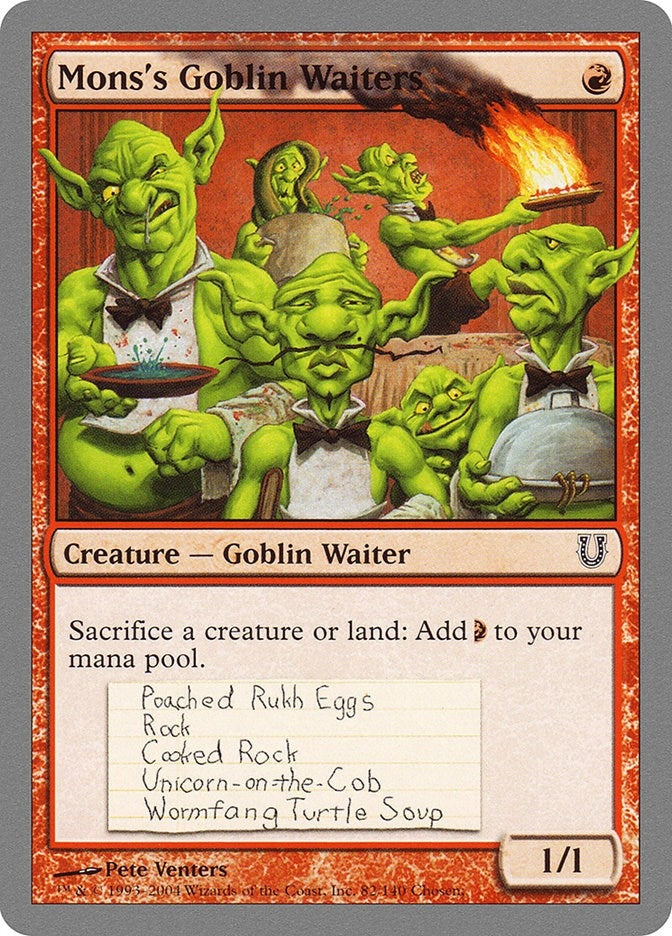Mons’s Goblin Waiters (82) [UNH] - MTG Single