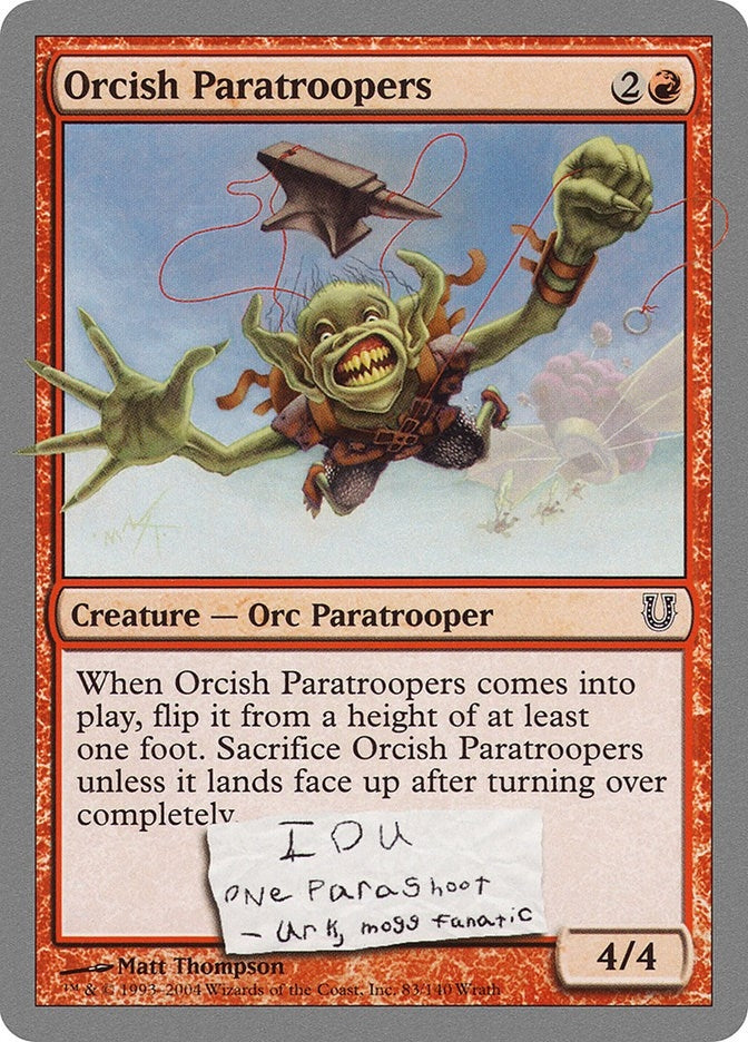 Orcish Paratroopers (83) [UNH] - MTG Single