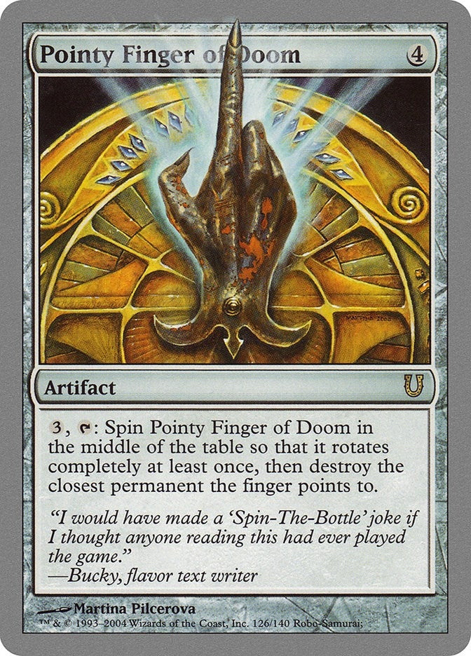 Pointy Finger of Doom (126) [UNH] - MTG Single
