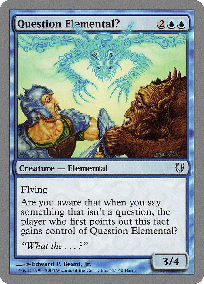 Question Elemental? (43) [UNH] - MTG Single