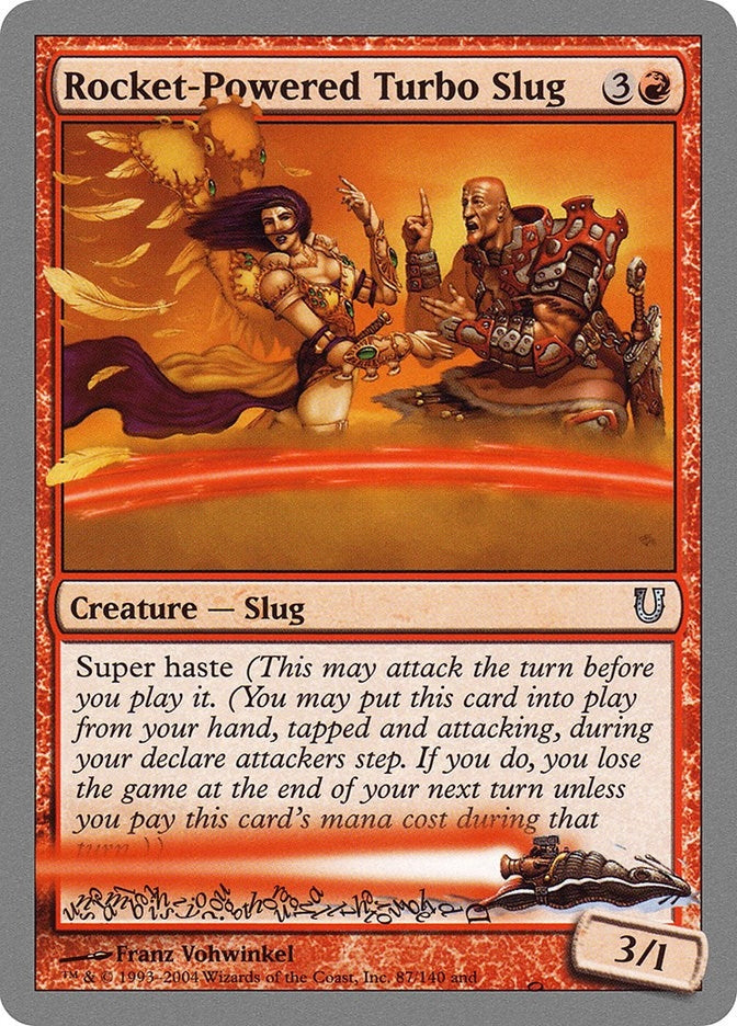 Rocket-Powered Turbo Slug (87) [UNH] - MTG Single