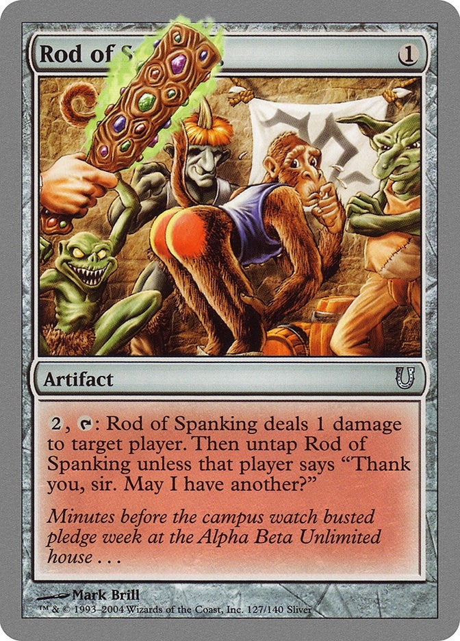 Rod of Spanking (127) [UNH] - MTG Single