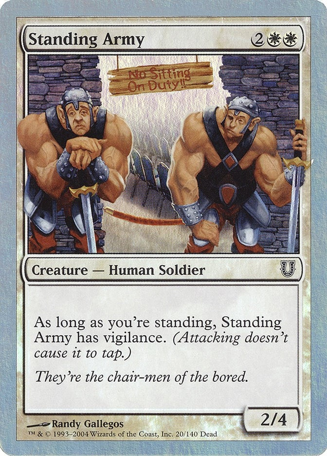 Standing Army (20) [UNH] - MTG Single