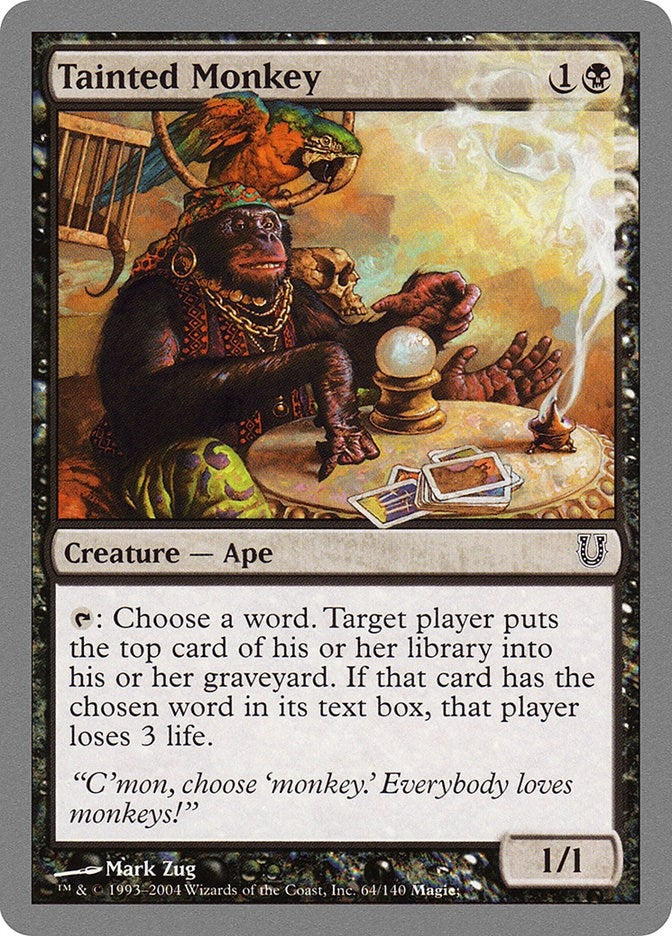 Tainted Monkey (64) [UNH] - MTG Single