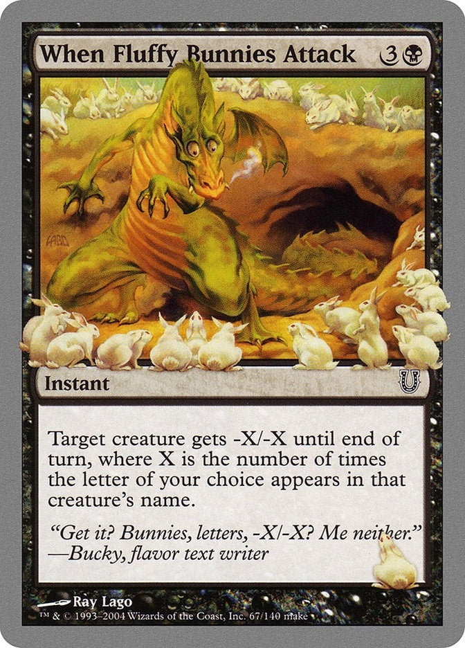 When Fluffy Bunnies Attack (67) [UNH] - MTG Single