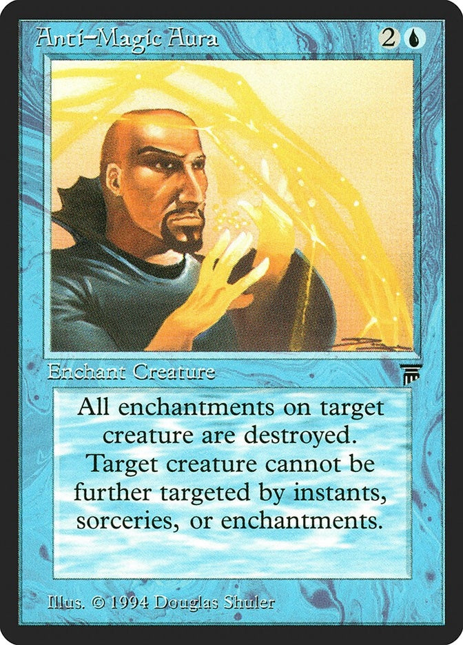 Anti-Magic Aura [LEG] - MTG Single