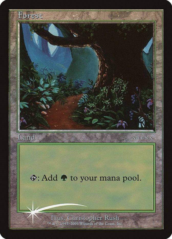 Forest (2001 Beta) [ARENA] - MTG Single