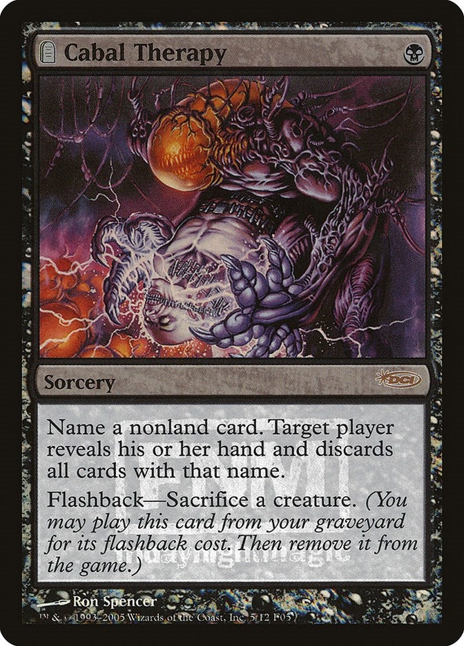 Cabal Therapy (5) [FNM] - MTG Single
