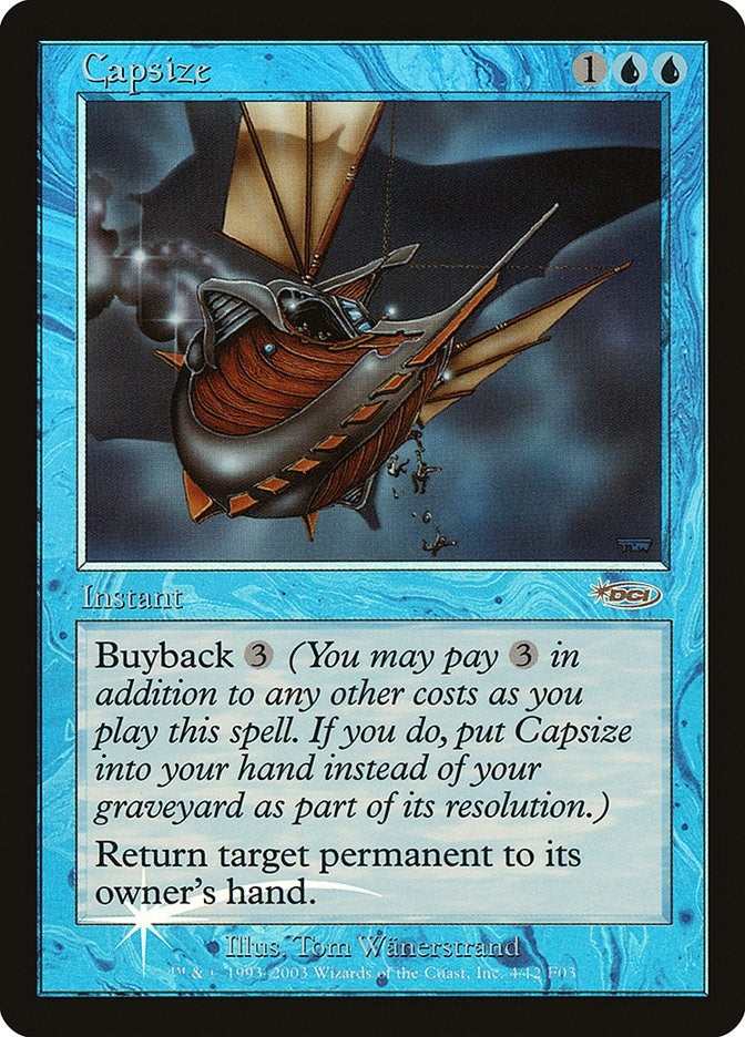 Capsize (4) [FNM] - MTG Single