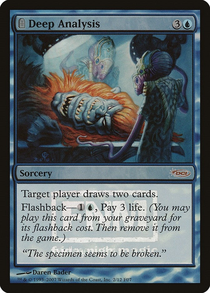 Deep Analysis (2) [FNM] - MTG Single
