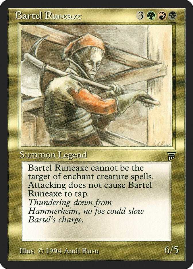 Bartel Runeaxe [LEG] - MTG Single