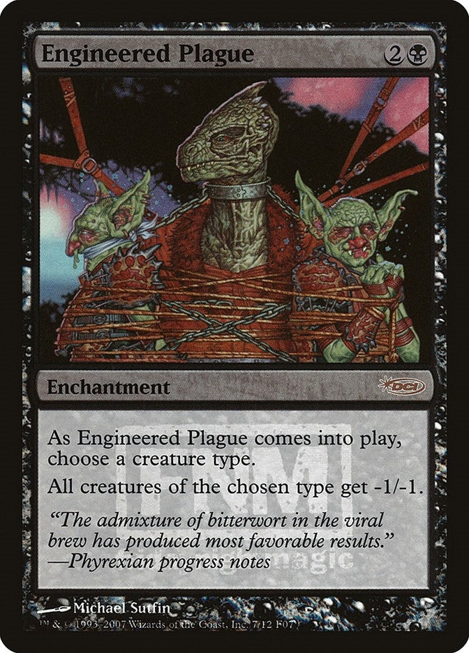 Engineered Plague (7) [FNM] - MTG Single