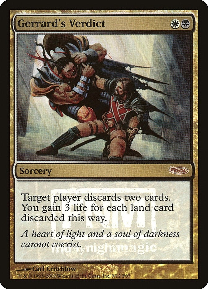 Gerrard’s Verdict (3) [FNM] - MTG Single