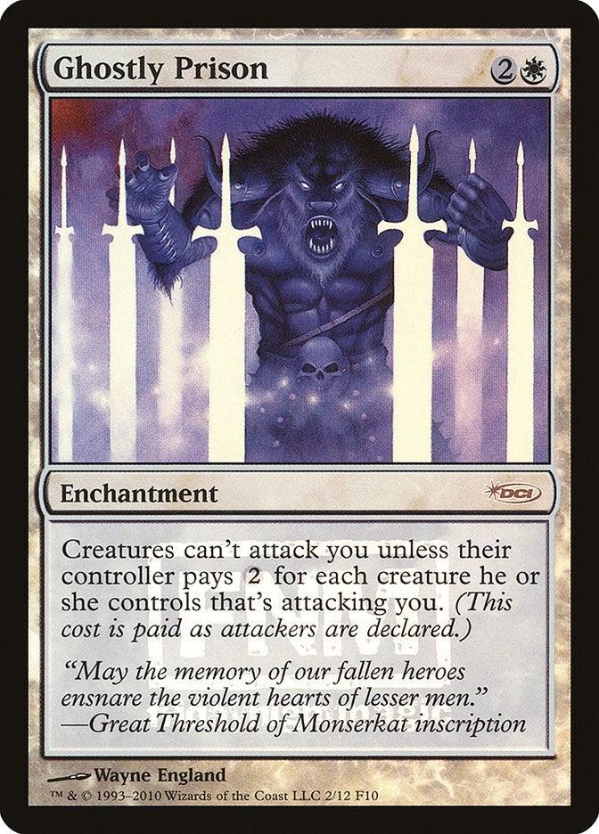 Ghostly Prison (2) [FNM] - MTG Single