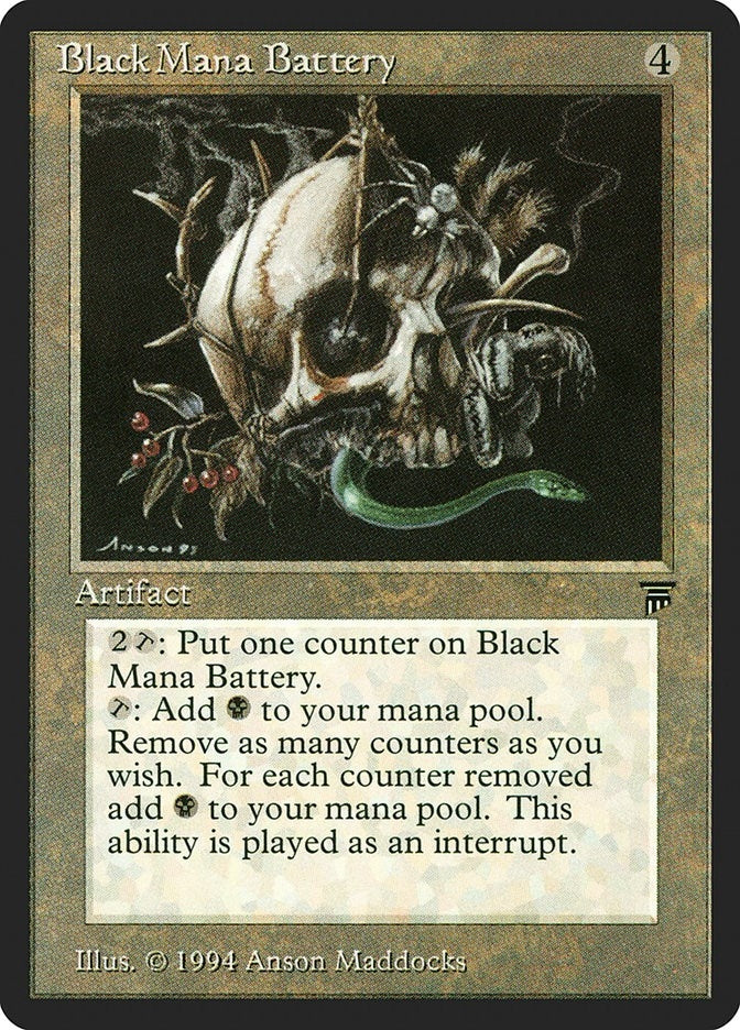 Black Mana Battery [LEG] - MTG Single