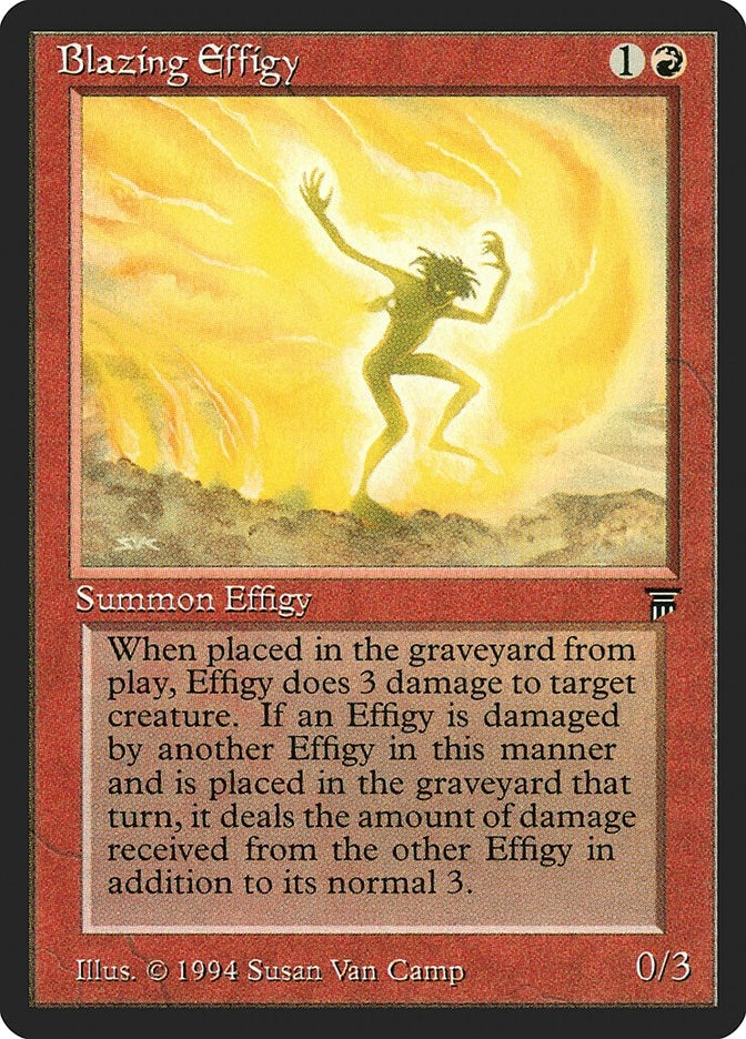 Blazing Effigy [LEG] - MTG Single