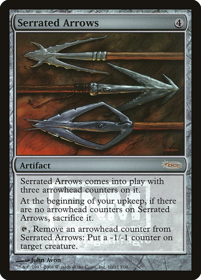 Serrated Arrows [FNM] - MTG Single