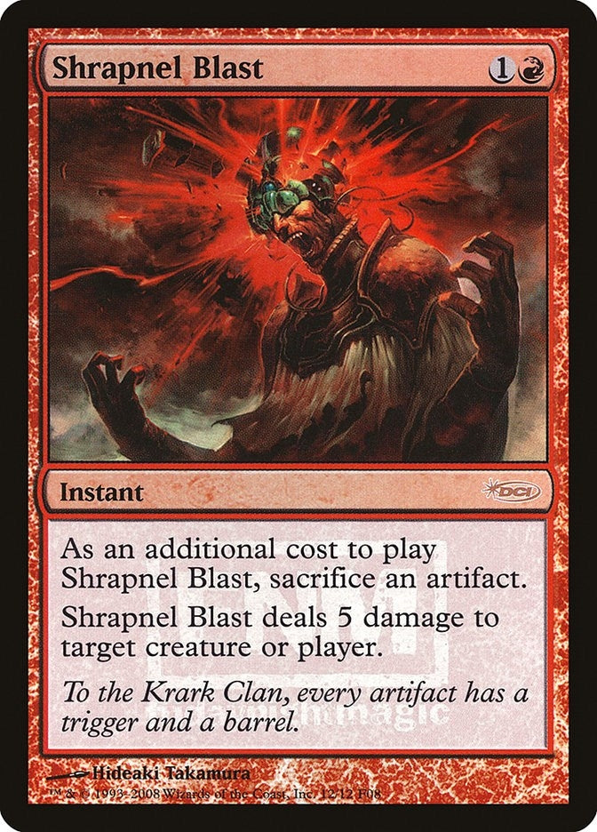 Shrapnel Blast [FNM] - MTG Single