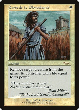 Swords to Plowshares [FNM] - MTG Single