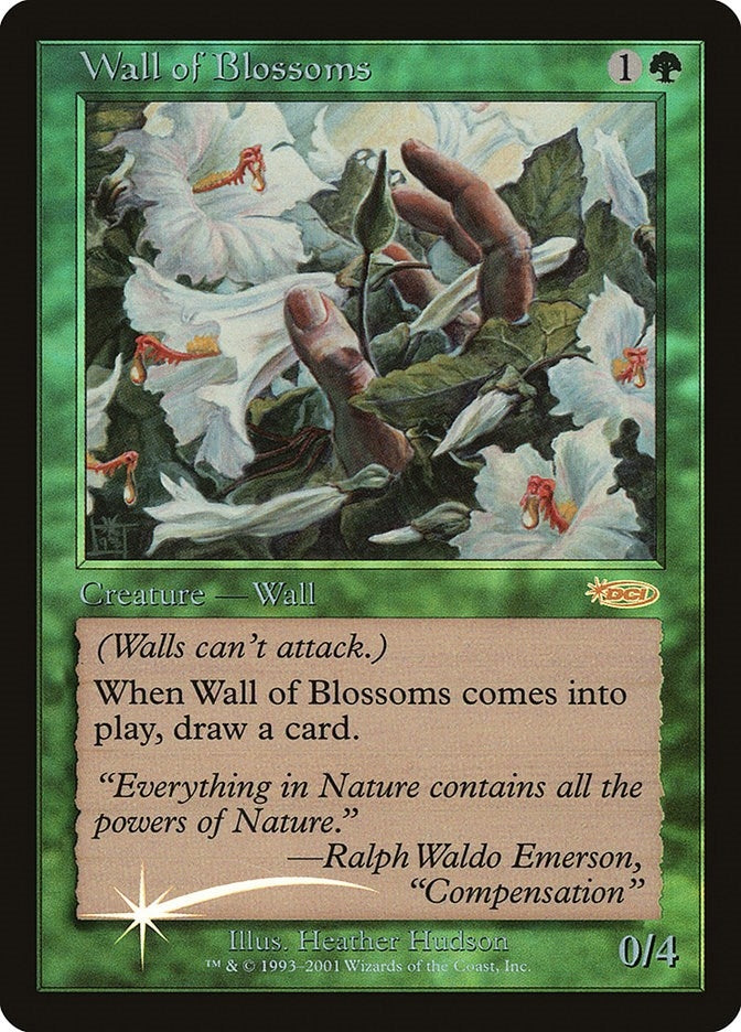 Wall of Blossoms [FNM] - MTG Single