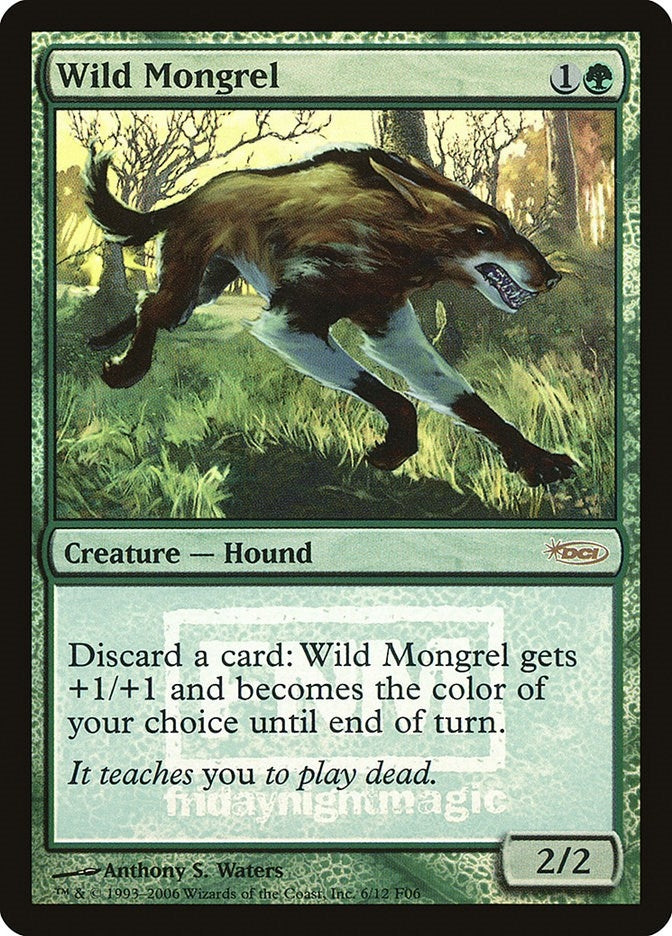 Wild Mongrel [FNM] - MTG Single