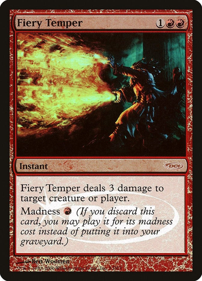 Fiery Temper (3) [WPN] - MTG Single