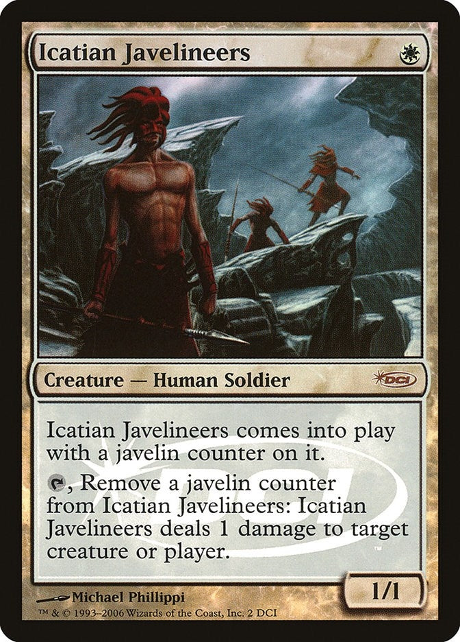 Icatian Javelineers (2) [WPN] - MTG Single