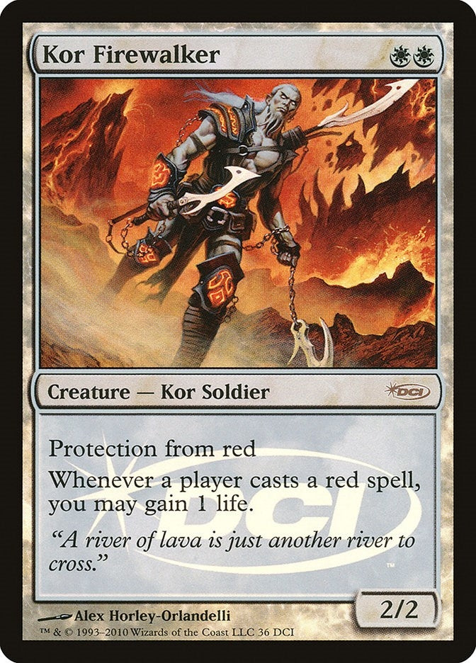 Kor Firewalker (36) [WPN] - MTG Single