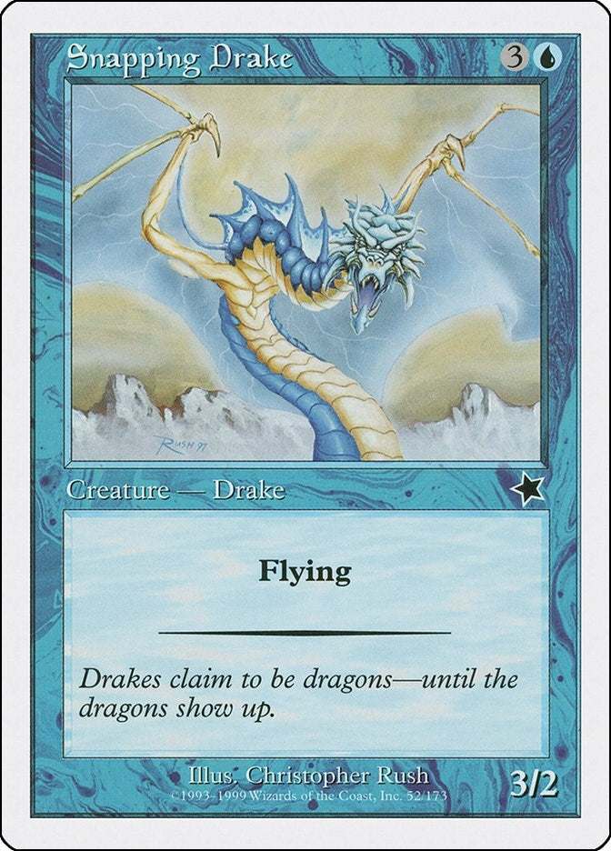 Snapping Drake (52) [S99] - MTG Single