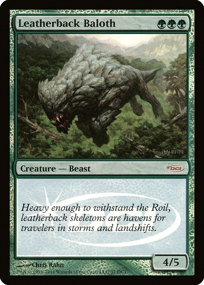 Leatherback Baloth (37) [WPN] - MTG Single