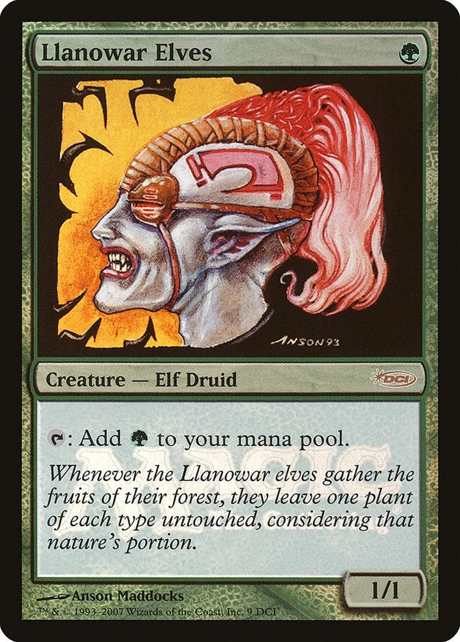 Llanowar Elves (9) [WPN] - MTG Single