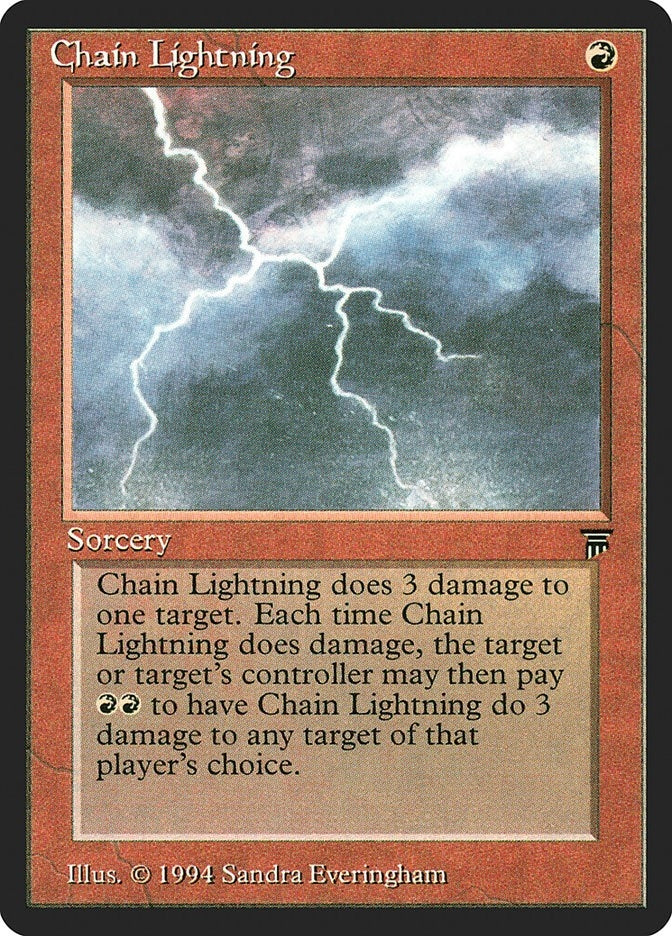 Chain Lightning [LEG] - MTG Single
